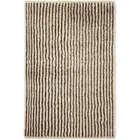 Ferm Living Kami matto Off white-coffee, 120x180 cm