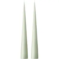 Ester & Erik -kartiokynttilä 37 cm, 2-pakkaus matta Water mint 03