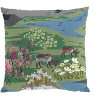 Arvidssons textil Fjällängar tyynynpäällinen 47x47 cm Vihreä