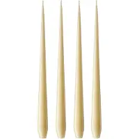 Ester & Erik -kynttilä, 4-pakkaus lakattu Pale ginger 14-0, 32 cm