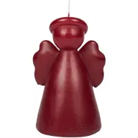 Broste Copenhagen Angel veistos valo 14 cm Burgundy