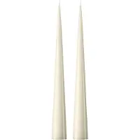 Ester & Erik -kartiokynttilä 37 cm, 2-pakkaus lakattu Ivory 06-0