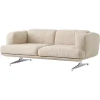 &tradition Inland AV22 sohva 2-paikkainen Clay 0011-polished aluminium