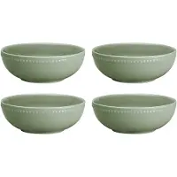 Scandi Living Dots aamiaiskulho 60 cl 4-pakkaus Vihreä