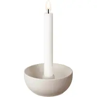 Scandi Living Valley kynttilänjalka Ø12 cm Beige