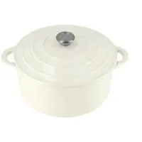 Nordwik valurautapata pyöreä 5 l Creme