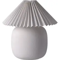 Scandi Living Boulder pöytävalaisin 29 cm white-pleated white