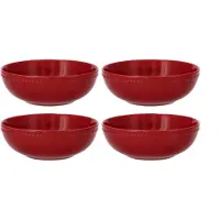 Scandi Living Dots aamiaiskulho 60 cl 4-pakkaus Punainen