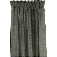 Scandi Living Serenity verho kanssa nauhalla 129x250 cm Forest green