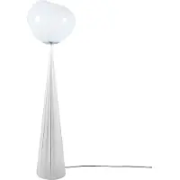 Tom Dixon Melt Cone fat lattiavalaisin LED 174,5 cm Opal-silver