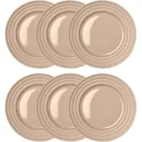 NJRD Lines-lautanen pieni Ø 21 cm, 6 kpl beige