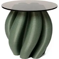 Ekbacken Studios Water lily sivupöytä Ø50 cm Olive