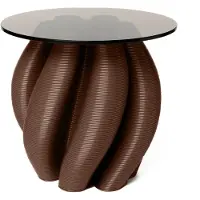 Ekbacken Studios Water lily sivupöytä Ø50 cm Chocolate