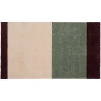 Tica Copenhagen Stripes ovimatto vaakasuuntainen Green-ivory-bordeaux, 60x90 cm