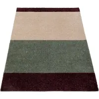 Tica Copenhagen Stripes käytävämatto vaakasuuntainen Green-ivory-bordeaux, 67x120 cm
