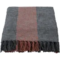 House Doctor Ponra torkkupeitto 130 x 180 cm Khaki–polttorossi
