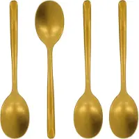Nicolas Vahé teelusikka 4-pack Antiikkikultafinish