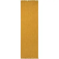 Chhatwal & Jonsson Nanda käytävämatto Masala yellow, 80x250 cm