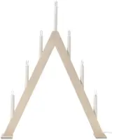 Scandi Living Nord kynttilänjalka 60 cm Valkolakattu