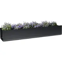 SMD Design Jorda parvekelaatikko Musta 100 cm