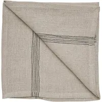 Tell Me More - Livia Lautasliina 45x45 cm Beige/Musta