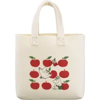 Muurla Mumin Tote Bag laukku 25x25 cm Iloiset omenat