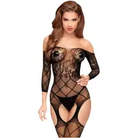 Penthouse Top-Notch - avoin verkkosetti - musta - XL