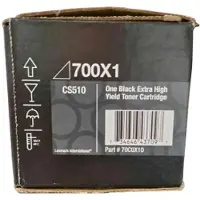 Lexmark 70C0X10 Extra High Yield -laservärikasetti, musta