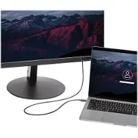 StarTech.com 2m Thunderbolt 3 (20Gbps) USB C Cable / Thunderbolt USB DP 24 pin USB-C Uros 24 pin USB-C Uros 2m