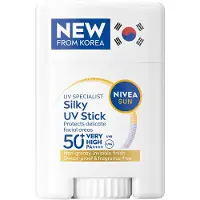 Nivea SUN Aurinkosuoja UV Face Specialist Silky UV Stick SPF50+ 15 g