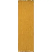 Chhatwal & Jonsson Nanda käytävämatto Masala yellow, 80x250 cm