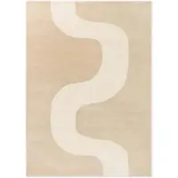 Marimekko Seireeni villamatto Warm Beige, 140x200 cm