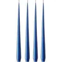 Ester & Erik -kynttilä, 4-pakkaus lakattu Cornflower 48, 42 cm