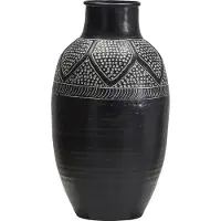 House Doctor Bloss maljakko 38 cm Musta