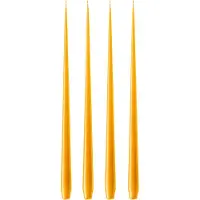 Ester & Erik -kynttilä, 4-pakkaus lakattu 85 Mango, 32 cm