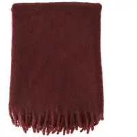 Scandi Living Dune mohair viltti 130x170 cm Luumu