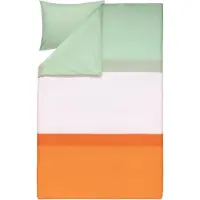 Marimekko Hennika vuodevaatesetti 150x210 cm+50x60 cm Orange-light pink-sage
