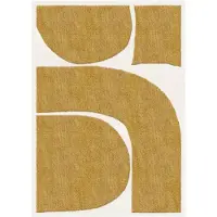Layered Gotland Rauk villamatto Sunflower yellow 250x350 cm