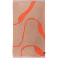 Mette Ditmer Nova Arte kylpypyyhe 70x133 cm Latte-orange