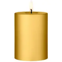 Ester & Erik LED-pöytäkynttilä 90 Gold Metallic, 10 cm