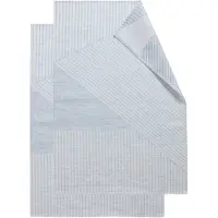 NJRD Stripes keittiöpyyhe 47x70 cm 2-pack Sininen-valkoinen