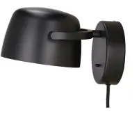 Scandi Living Halo seinävalaisin Ø16 cm Black