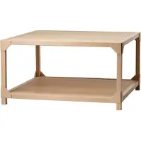 Gärsnäs Bleck sohvapöytä 75x75 cm vaneri Pyökki-luonnollinen