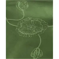 Kähler Hammershøi Poppy -damastipöytäliina vihreä 150 x 320 cm