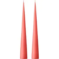 Ester & Erik -kartiokynttilä 37 cm, 2-pakkaus matta Coral reef 26