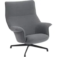 Muuto Doze nojatuoli swivel base Ocean 80-anthracite black