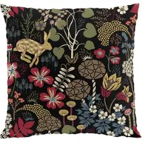 Arvidssons textil Lyckeflykt tyynynpäällinen 47 x 47 cm Punaruskea