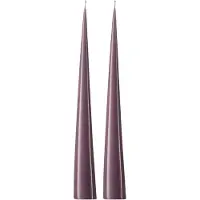 Ester & Erik -kartiokynttilä 37 cm, 2-pakkaus lakattu Muted mauve 42-0