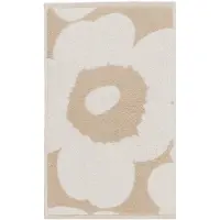 Marimekko Unikko vieraspyyhe 30 x 50 cm Beige-white
