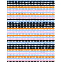 Marimekko Räsymatto vahakangas White-pink-light blue-black